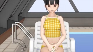 A Japanese V who knows a lot about memes keeps saying something when he sees a familiar swimming poo