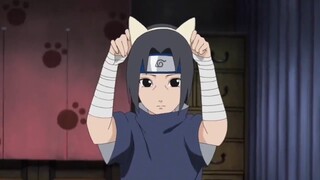 Itachi Cosplay Into Neko | Itachi Childhood Funny Moment [English Sub]