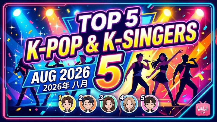 TOP 5 K-POP & K-SINGERS (AUG 2026)