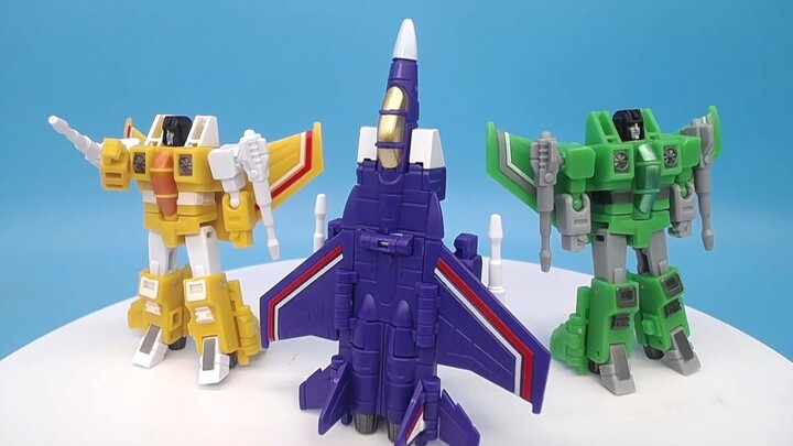 The 5.6CM transformation is also very interesting! Transformers Doctor Wu Mini Series Rainmaker Team