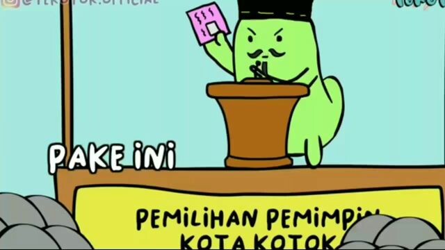 Vidio lucu  animasi tekoto #kena prank#