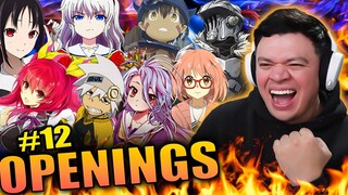 Reacting to ANIME Openings for the FIRST TIME #12