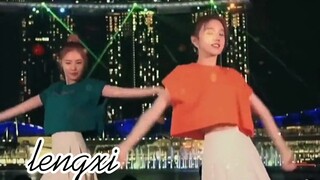 宋雨琦 出道前和穗珍的舞蹈，这时雨琦也在闪闪发光，为了她的梦想努力