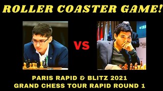 AGRESSIVE LINE ANG HINANDA!  Alireza Firouzja VS Wesley So! Paris Rapid GCT 2021  Round 1