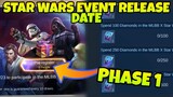 Phase 1 Star Wars Event Release Date | Free 2 Tokens Update | MLBB