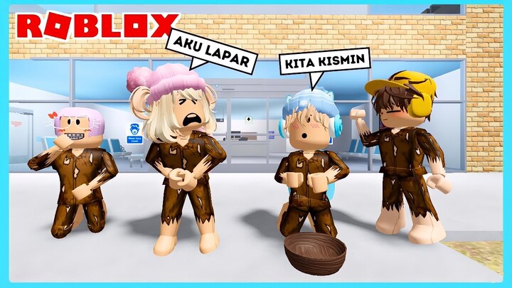 Aku Dan Adiku Jadi Kismin Dan Kelaparan Di Roblox Brookhaven ft @Shasyaalala