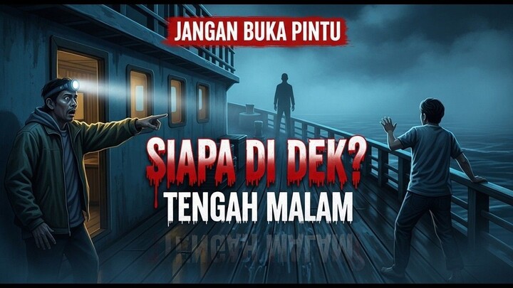 Tengah Malam di Kapal… Ada Seseorang Berjalan di Dek