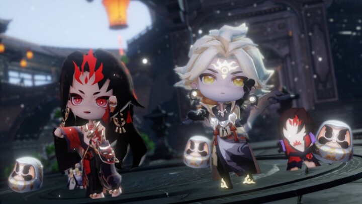 [Onmyoji MMD] Aktivitas hiburan setelah penambangan Shusu Sanbaidan selesai