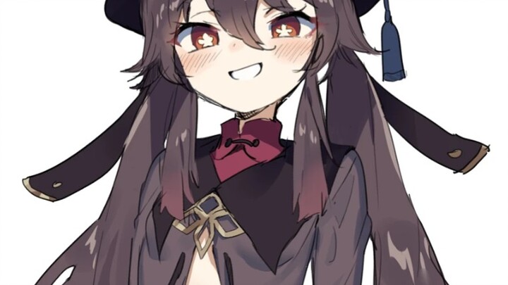 When you see Hu Tao being shy for the first time! (//∇//).