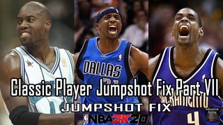 Classic Player Jumpshot Fix NBA2K20 Part VII (Glen Rice, Jason Terry, Chris Webber)