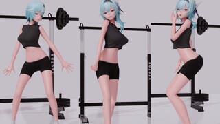 【原神MMD/优菈】一起锻炼吗？  ——Number9