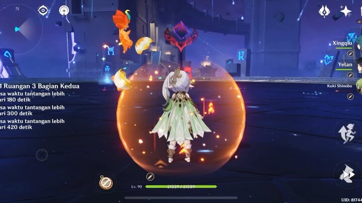 Genshin Impact - Spiral Abbys Lantai 11 Ruangan 3 Bagian Kedua ( Nahida )