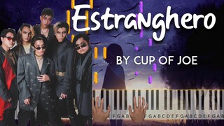 Estranghero by Cup of Joe piano cover  + sheet music & lyrics