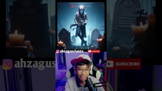 saya mengubah pocong seram ini menjadi ganteng dan cool #chatgpt