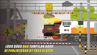 Logo Baru dan Tampilan Baru di Pelintasan Kereta Api By Pass Klaten JPL 274