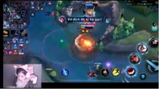 Cá sấu bơi lên bể nước