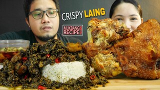 CRISPY LAING - CRISPY PATA AT LAING | RECIPE WITH MUKBANG