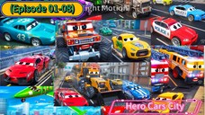 Hero Cars City (Season 1) (Episode 01-08) Compaltion (36 Menit)