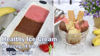 Cách làm kem chuối tốt cho sức khỏe, đơn giản với ít nguyên liệu | Healthy Ice Cream