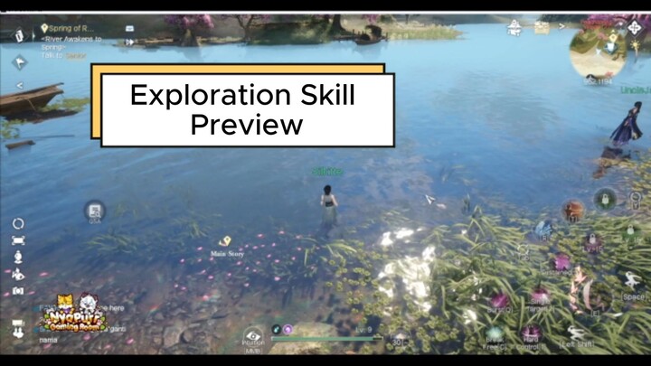 Skill exploration preview 1-4 Sword of Justice