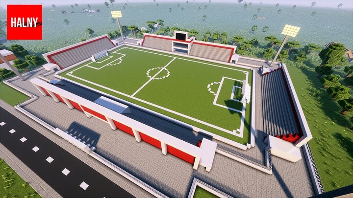 Football stadium in minecraft - Tutorial⚽