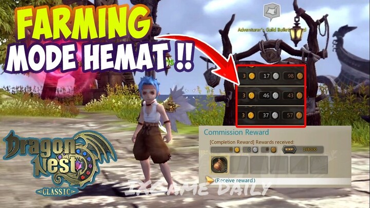 Farming Super Duper Low Budget Buangett!! Pokoknya F2P Banget- Dragon Nest Class