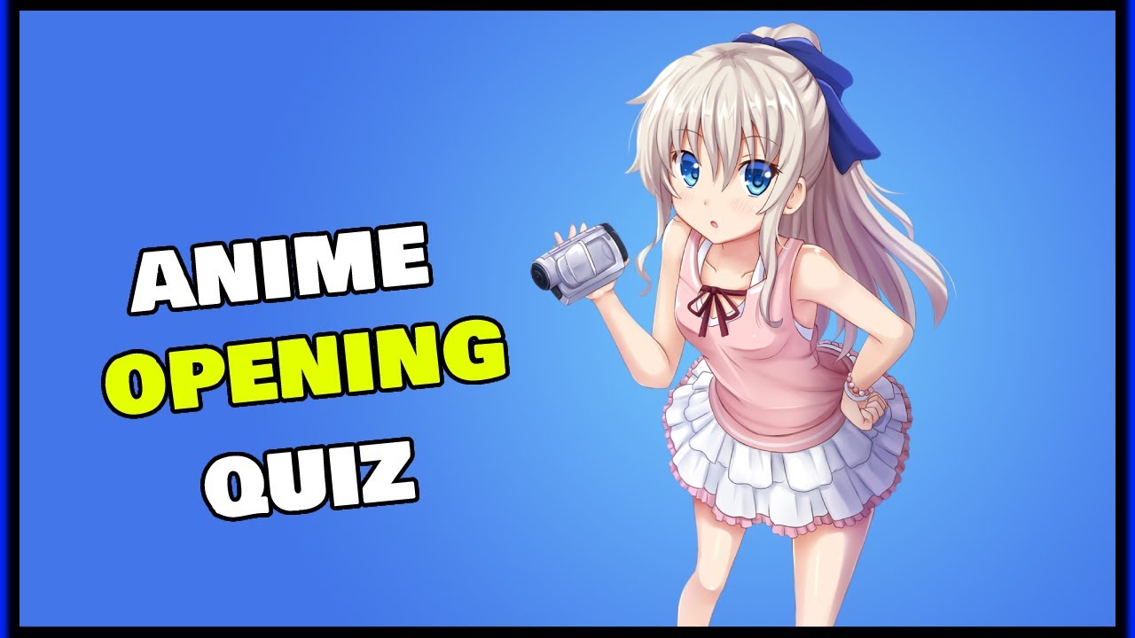 GUESS THE ANIME OPENING QUIZ - LYRICS EDITION - 40 SONGS + HARD BONUS -  BiliBili