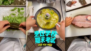 Culinary school final exam: Make the perfect dish‼ ️