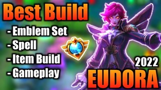 EUDORA BEST BUILD 2022 | TOP 1 GLOBAL EUDORA BUILD | EUDORA - MOBILE LEGENDS | MLBB