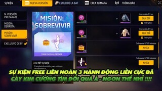 Free Fire| Chuỗi sự kiện Free hành động và cày kim cương hồng đổi Free quà - Cuối tháng có gì ?