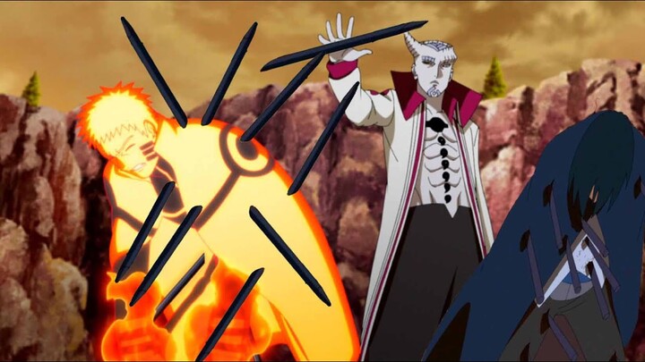 Isshiki Stabbing Naruto & Sasuke for a Minute and 30 Sec Straight
