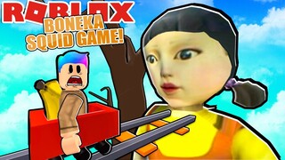 AKU NAIK ROLLER COASTER TAPI SQUID GAME JANGAN SAMPAI KITA BERGERAK.... ROBLOX!!!