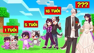 Chuyện Gì Xảy Ra Nếu " CẶP ĐÔI RUBY VÀ SIRO " Lớn Lên Trong Minecraft