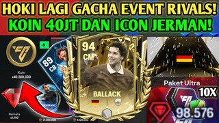 GACHA 98RB PERMATA PALING HOKI DAPET 40JT KOIN & ICON JERMAN! GACHA SAMPE MENTOK FC MOBILE YUAHPLAY!