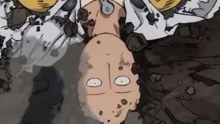 one punch man dia terjatuh