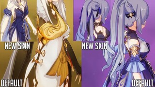 Ningguang and Keqing NEW 2.4 Skin | Side by Side Comparison