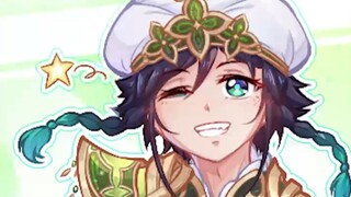 【荧四格1000话】过于智慧的温迪（纪念图2/6）