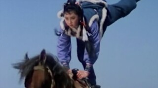 当年内地武打女演员内卷的时代有多牛，光这个骑马的动作就给我看傻了！！