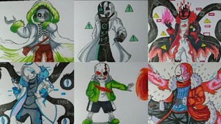 7 New Sans How To Draw Very COOl Vẽ Sans Mới Lạ