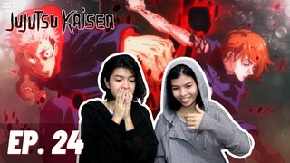 WHAT AN EPIC ENDING!! Jujutsu Kaisen Episode 24 | tiff and stiff