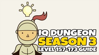 IQ Dungeon SEASON 3 Level 157-173 Walkthrough