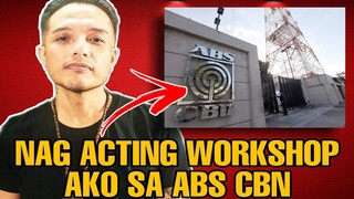 APOC INAMING PUMASOK SYA SA ACTING WORKSHOP NG ABS CBN | FLIPTOP