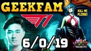 Geek Fam vs T1 Game 2 Highlights - ESL One Thailand - Too Much Naga Siren Alchemist can't do a thing