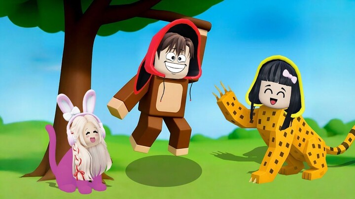 Yuta, Mio Dan Baby Celine Jadi Hewan Untuk Kabur Dari Kebun Binatang  ROBLOX