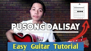 Pusong Dalisay Chords Tutorial | How to play in accoustic guitar (Tagalog)