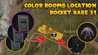 Rocket Base 31 COLOR ROOMS GUIDE - LAST ISLAND OF SURVIVAL