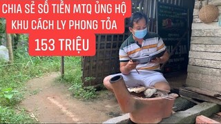 Công bố tiền MTQ hỗ trợ bà con khu cách ly phong tỏa