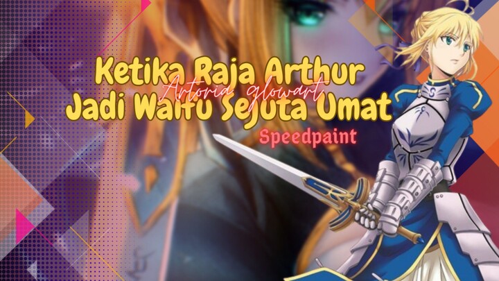 Jangan coba ambil makanan artoria kalau GK mau di excalibur 😋| artoria glowart