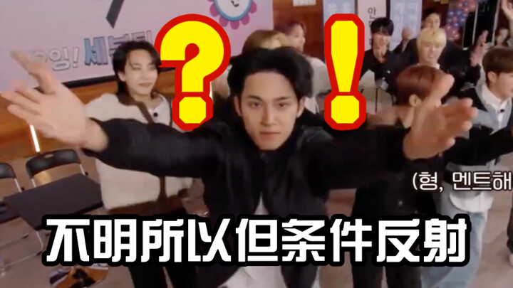 [SEVENTEEN] الشخص التالي: غير مفهوم لكن رد فعل تلقائي