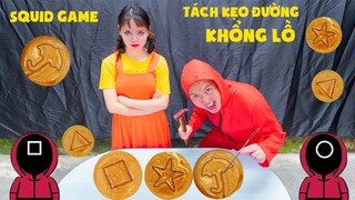 Thử Thách Trò Chơi Con Mực: Tách Kẹo Đường SQUID GAME 2021 | Dũng Chuối